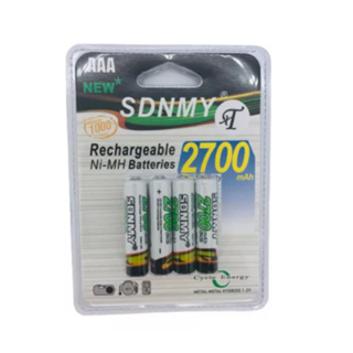 Pilha Recarregavel 2700mah AAA Palito Cartela Kit 4 Unidade em Oferta na Shopee