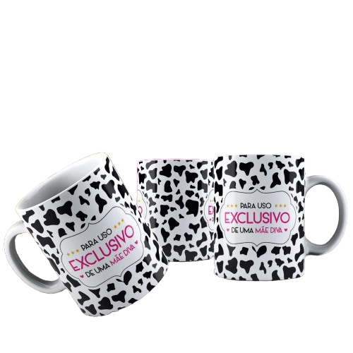 Caneca Cerâmica - Mãe - Mães Dia das Mães Feliz dia das mães lembrança lembrancinha mãe uso exclusivo de uma mãe diva