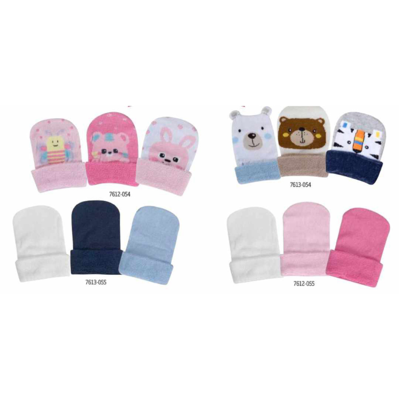 kit 3 touca de bebê recém nascido menina e menino