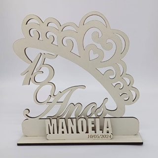 Kit 20 centro de mesa lembrancinha enfeite de mesa aniversário 15 anos debutante enfeite coroa personalizado nome e data em Oferta na Shopee