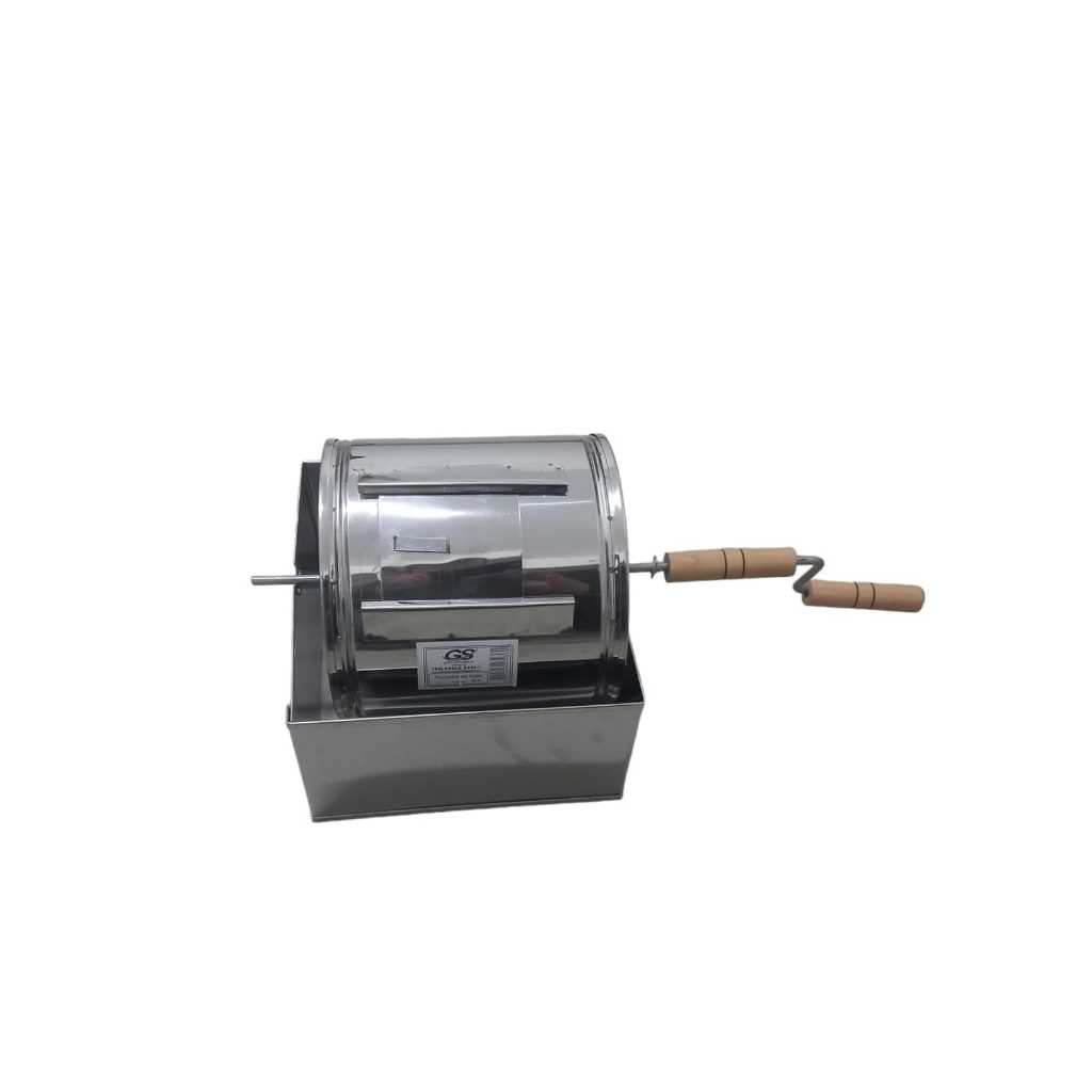 Torrador De Café E Amendoim Manual Inox 2 Litros