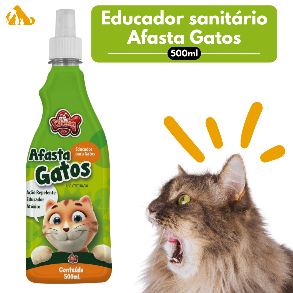 Educador Para Gatos Xô Gatinho Afasta Gato 500ml Adestrador para gatos em Oferta na Shopee