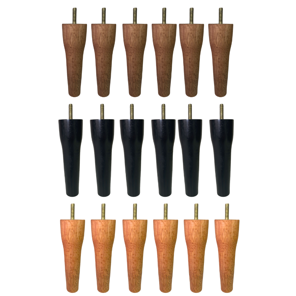 Kit Pés Palito 30 Cm Pés Para Cama Box Pés Conico Retro Diversas Cores. em Oferta na Shopee