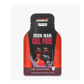 CAIXA IRON MAN GEL 10 SACHÊS  NEW MILLEN