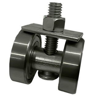 Roldana Dupla De Aço P/ Portão De Correr 1/1 Pol. em Oferta na Shopee