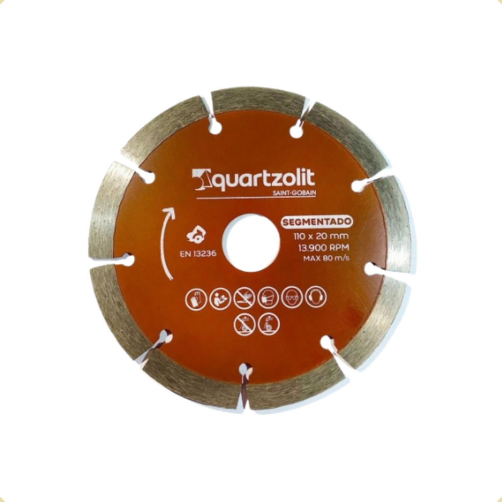 Disco Diamantado Segmentado Quartzolit