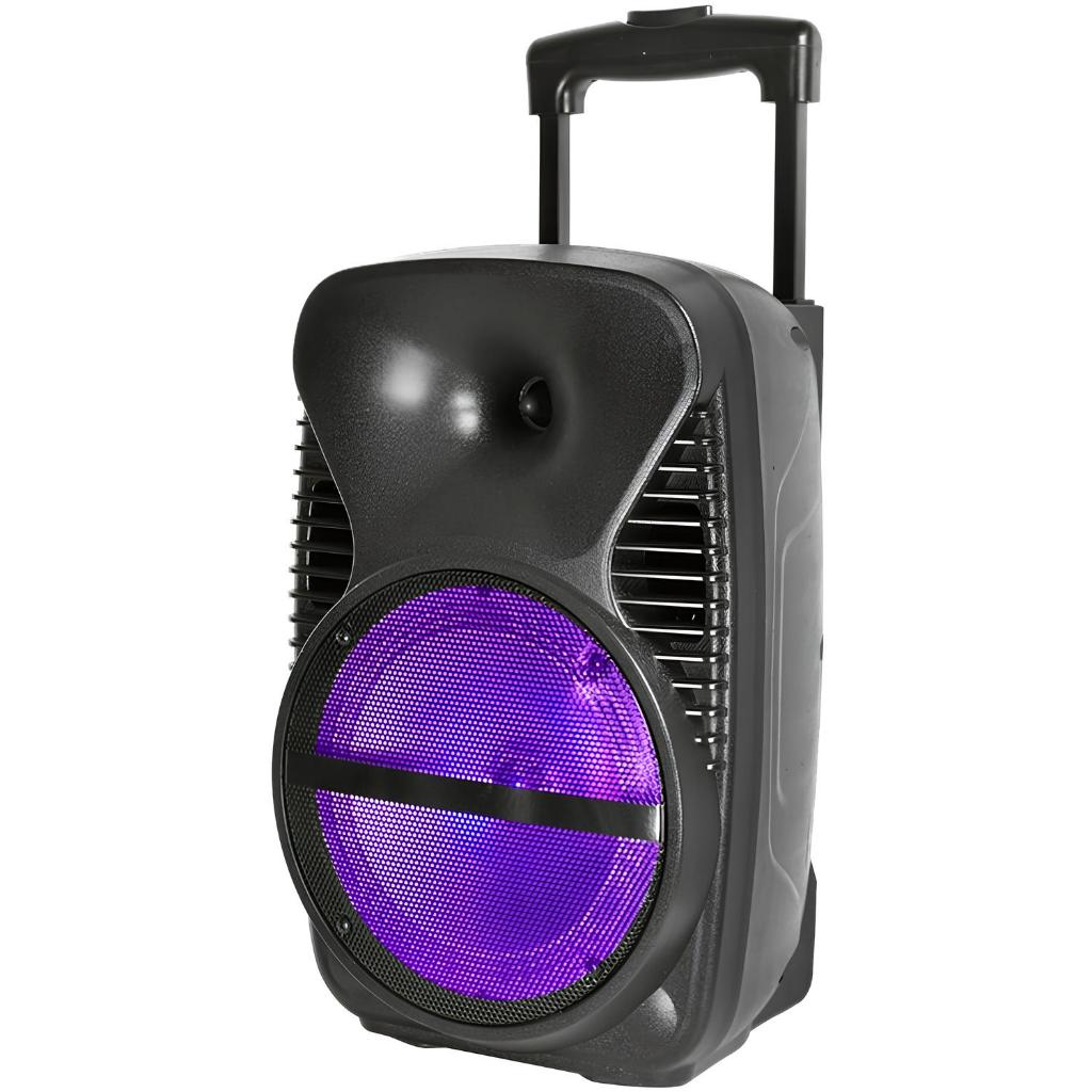 Caixa de som amplificada bluetooh com microfonte Pendrive 200W