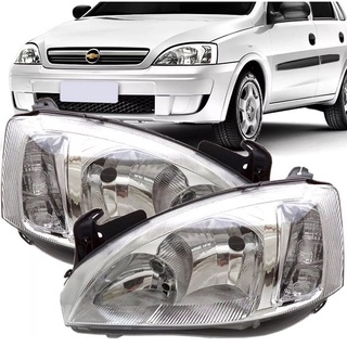 Farol Principal Corsa 03 a 12 / Montana 04 A 12 Cromado