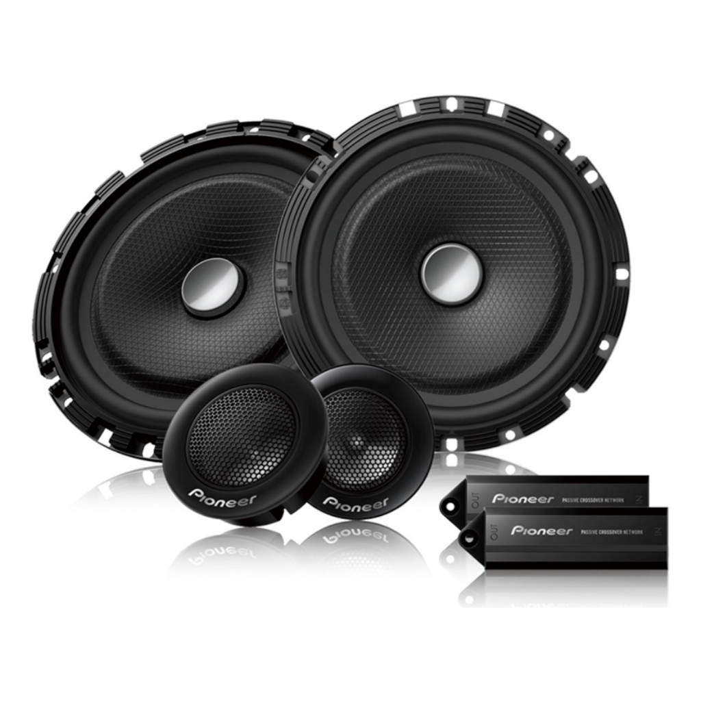 Alto Falante Pioneer Kit 2 Vias Ts-c1730br 6 Polegadas 120w Rms Tweeter Pioneer Crossover Duas Vias