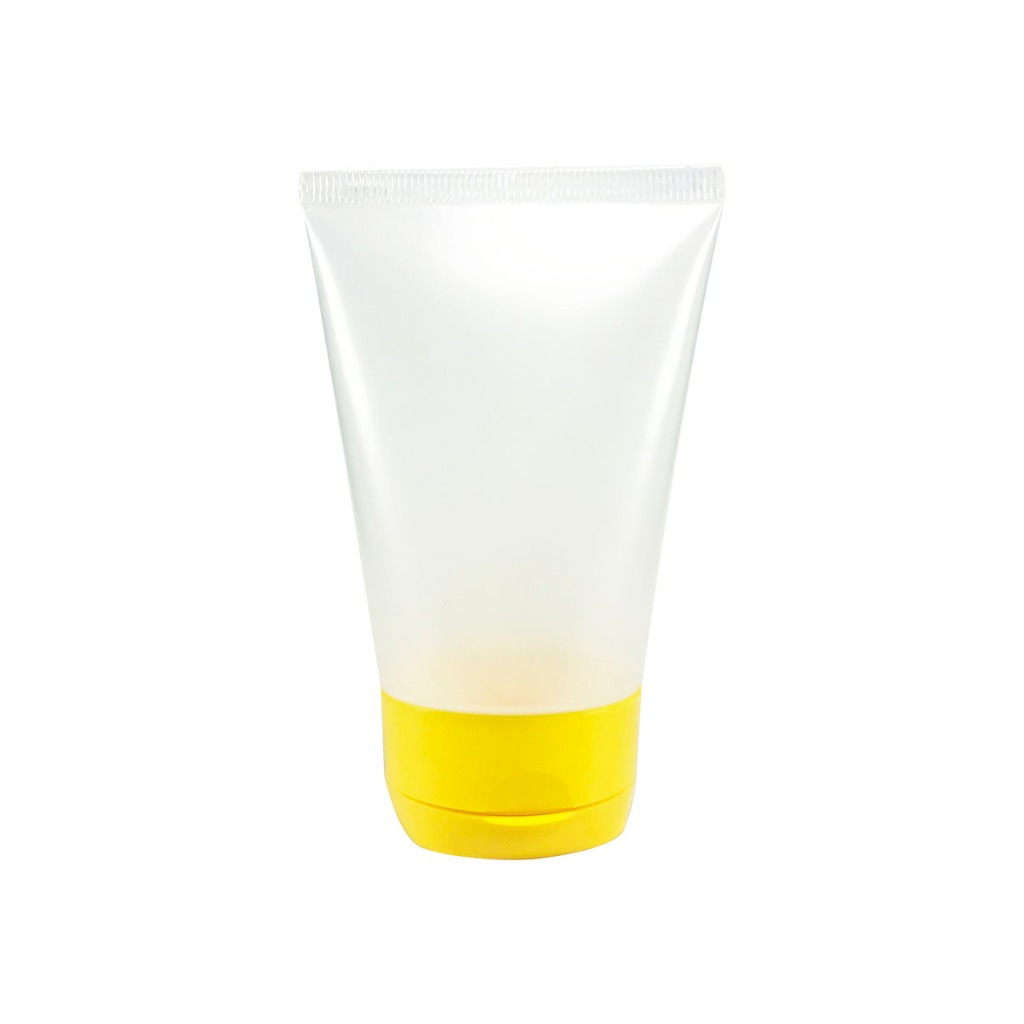 Bisnaga Plástica Transparente 110ml C/ Tampa Flip Top
