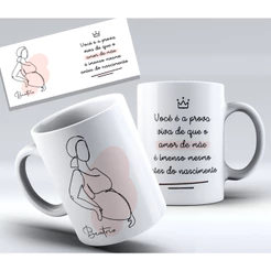 Caneca Dia Das Mães, Mãe de Primeira Viagem-Meu primeiro dia das Mães