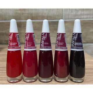 Kit Esmaltes Impala Tons De Vermelho em Oferta na Shopee