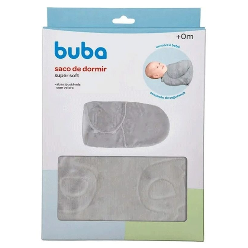 Saco De Dormir Super soft buba saco de dormir cinza buba
