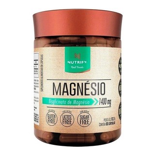 Magnésio Bisglicinato 60cps - Nutrify em Oferta na Shopee
