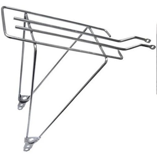 Bagageiro Garupa de Bicicleta Aramado Cromado Bike Aro 26 Monark Caloi Universal