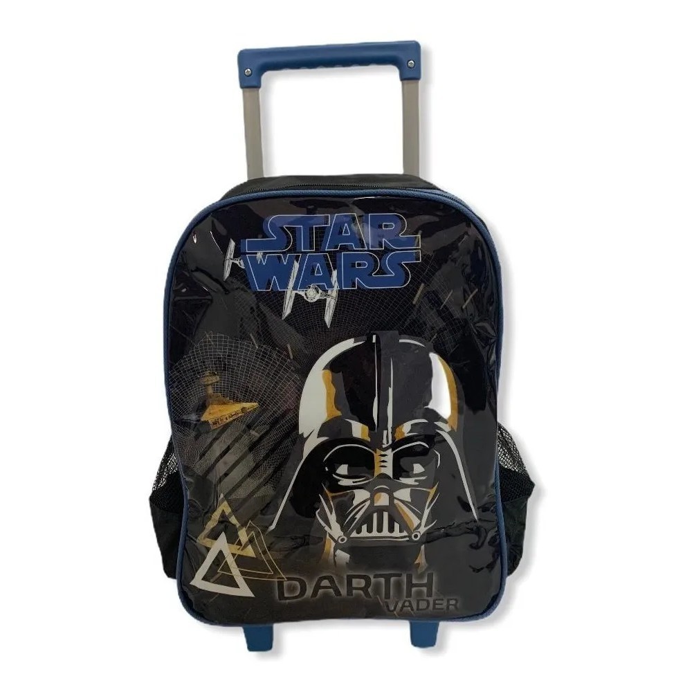 Mochila Infantil Star Wars Darth Wars Rodinhas G