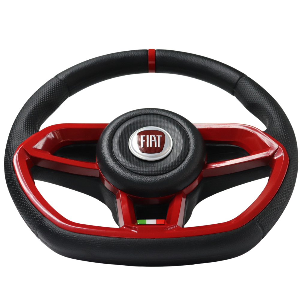 Volante Esportivo Gti Emblema Logo Vermelho Italia Uno Fire Mile Palio Weekend Marea Brava Siena · foto 2