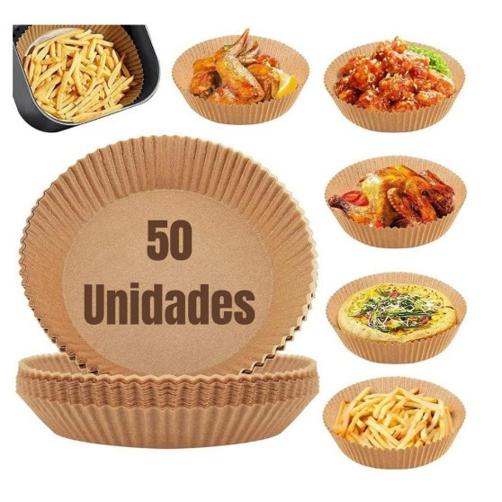 Kit 50 Unidades Forma de Papel Descartável