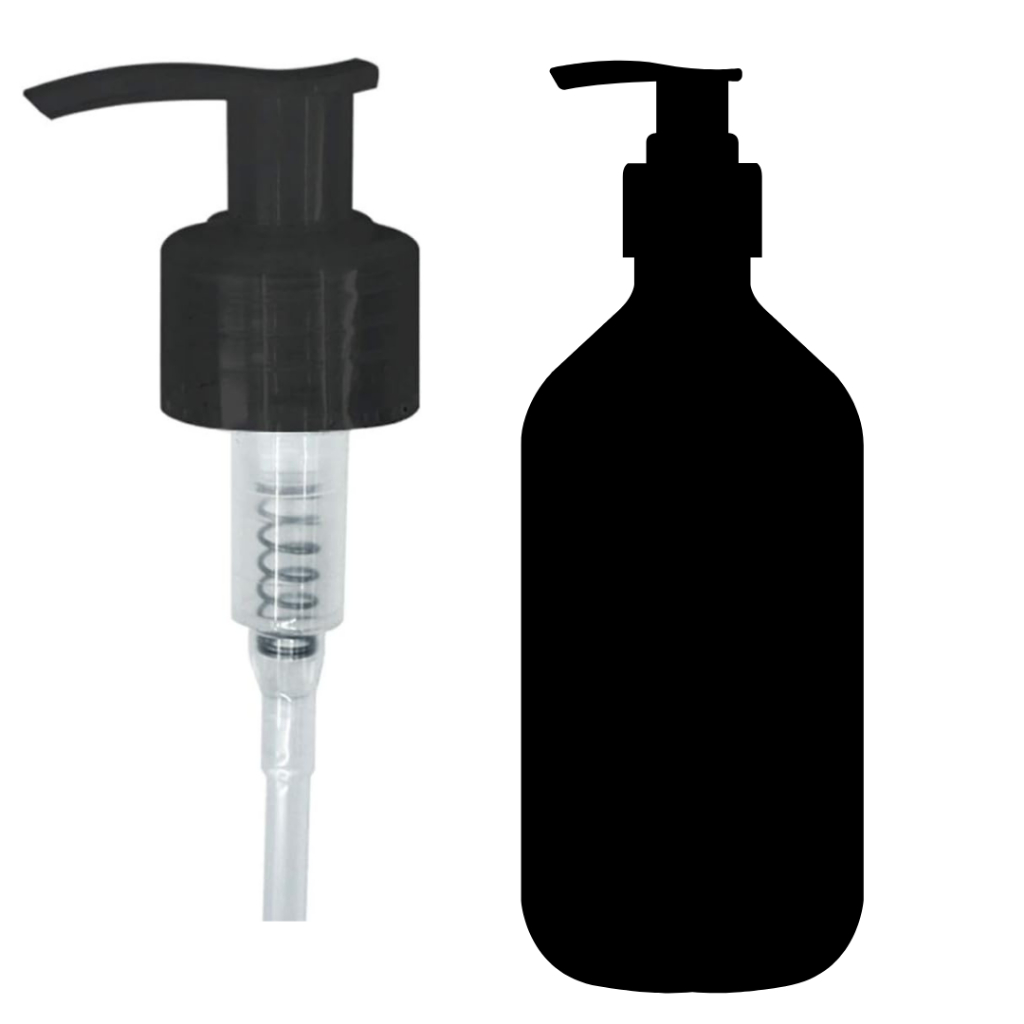 Kit 8un de Válvula Pump Dosadora 28/410 Preta Para Frascos 500/1000/1500ML - Shampoo, Condicionador gel creme frasco