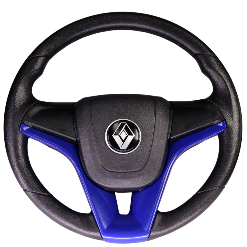 Volante Esportivo cruze azul para renault Clio/Senic/Logan/Sandero/Megane em Oferta na Shopee