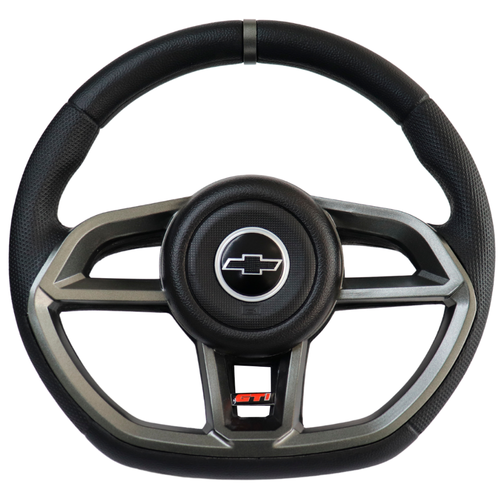 Volante Esportivo Gti Grafite Para Chevrolet Corsa Premium Maxx Frente Montana em Oferta na Shopee