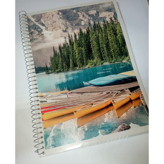 Caderno Espiral Capa Flexível 96 Folhas Pauta Branca - Capas Sortidas