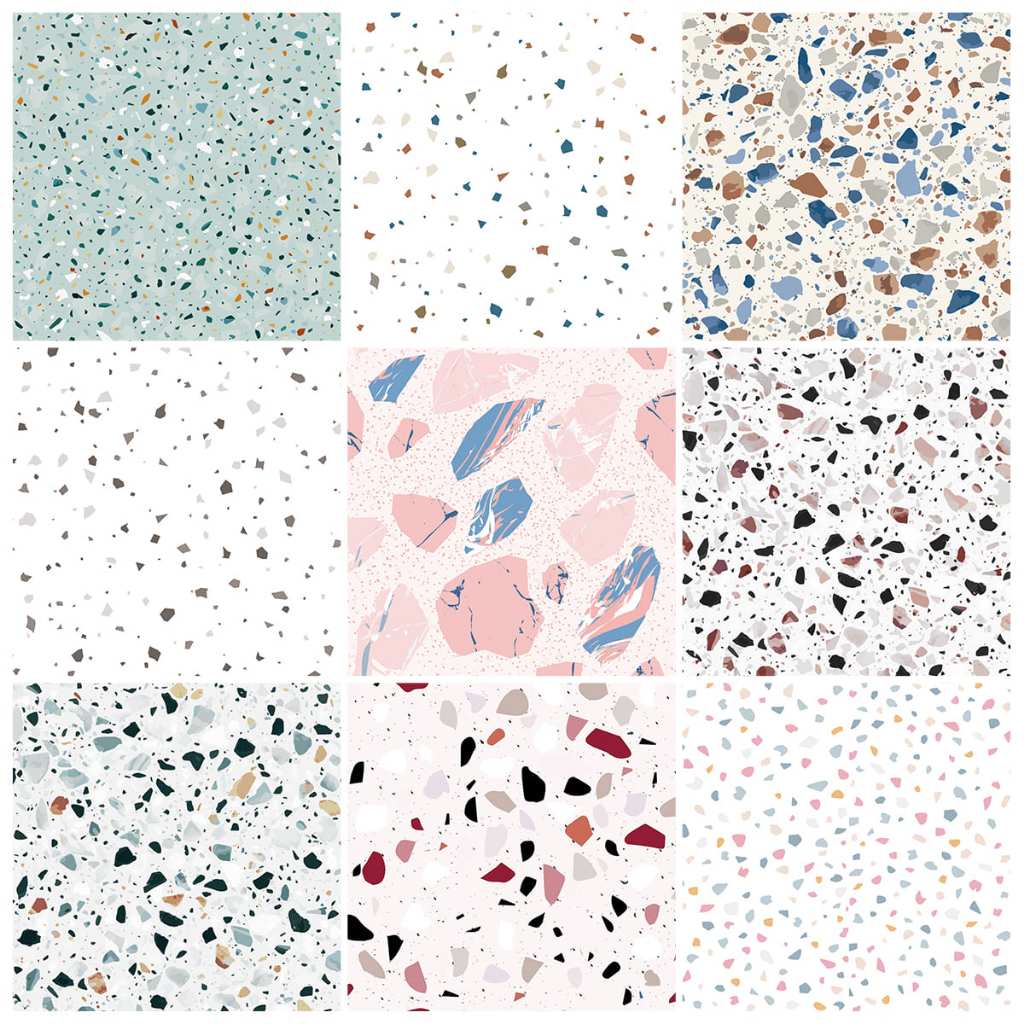 Papel de Parede Autoadesivo Pedra Granilite Terrazo Banheiro Lavabo Cozinha Decoração 10m x 47cm em Oferta na Shopee