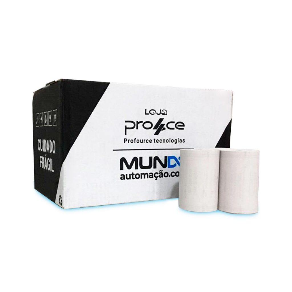 Bobina térmica 80x20 para impressora portátil - 56 Unidades em Oferta na Shopee