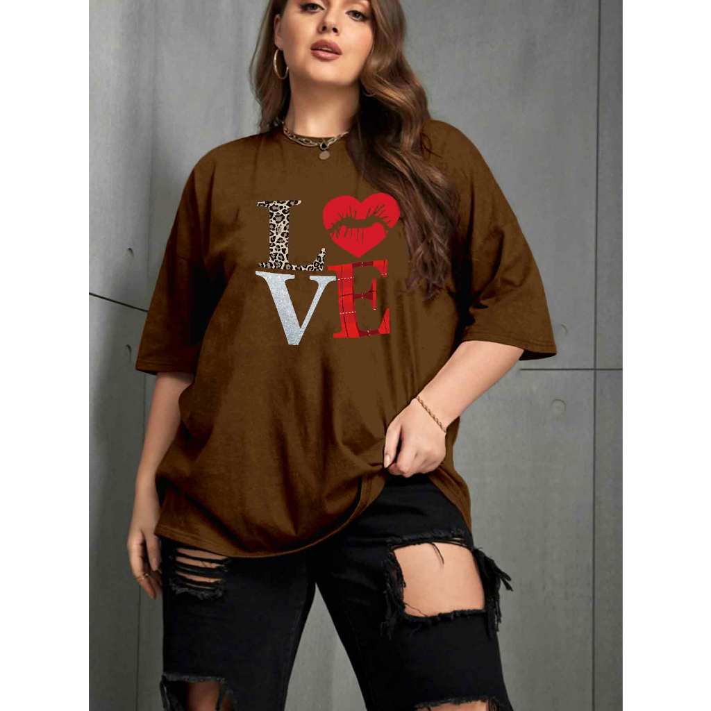 Camiseta Streetwear Feminina Plus Size Moderna Blusa Old School Oversized Unissex Personalizada Bor