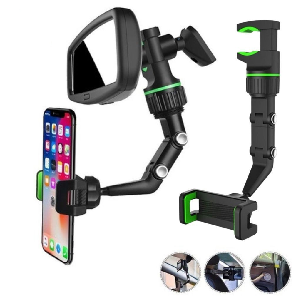 Suporte Multifuncional Carro Espelho Retrovisor e Mesa universal GPS para celular automóvel