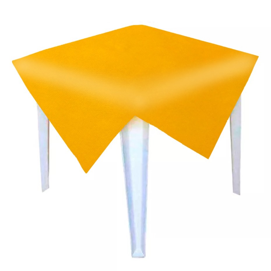 Toalha de Mesa de TNT - 15 unidades cor AMARELA 70 X70 PARA ANIVERSARIO