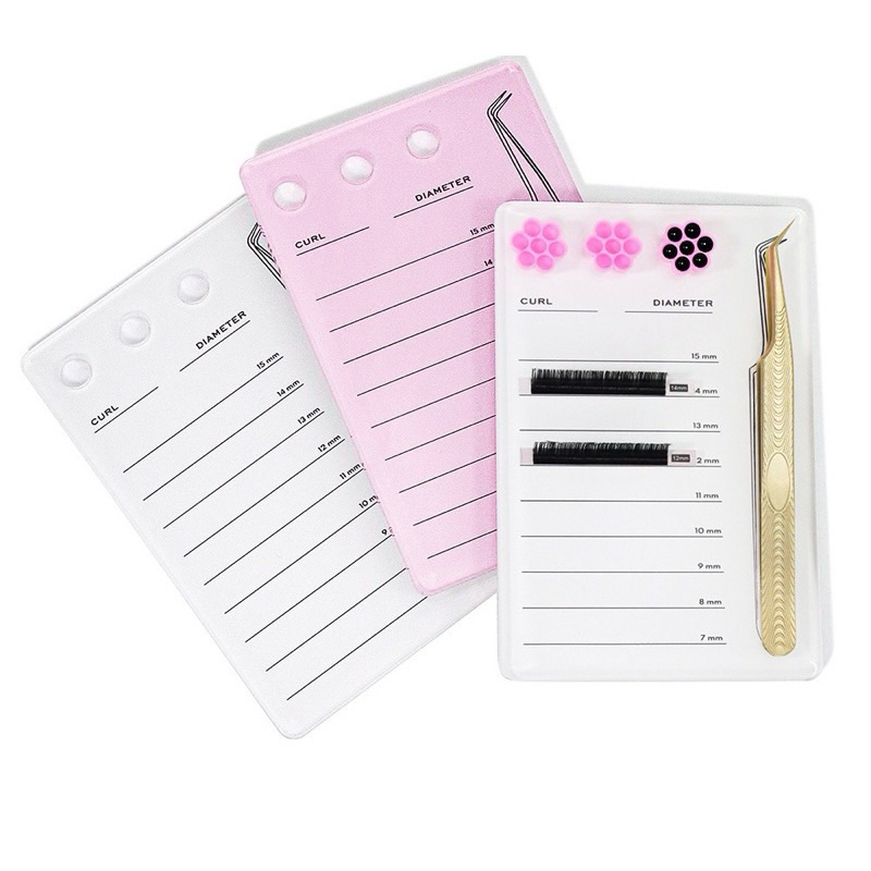 Placa de Cílios Organizadora Acrilico  Com Imã Para Pinça - Placa de cílios com suporte para batoque em Oferta na Shopee