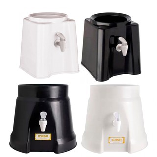 Suporte Para Água Mineral Plástico Base Para Galão Garrafão Preto Branco