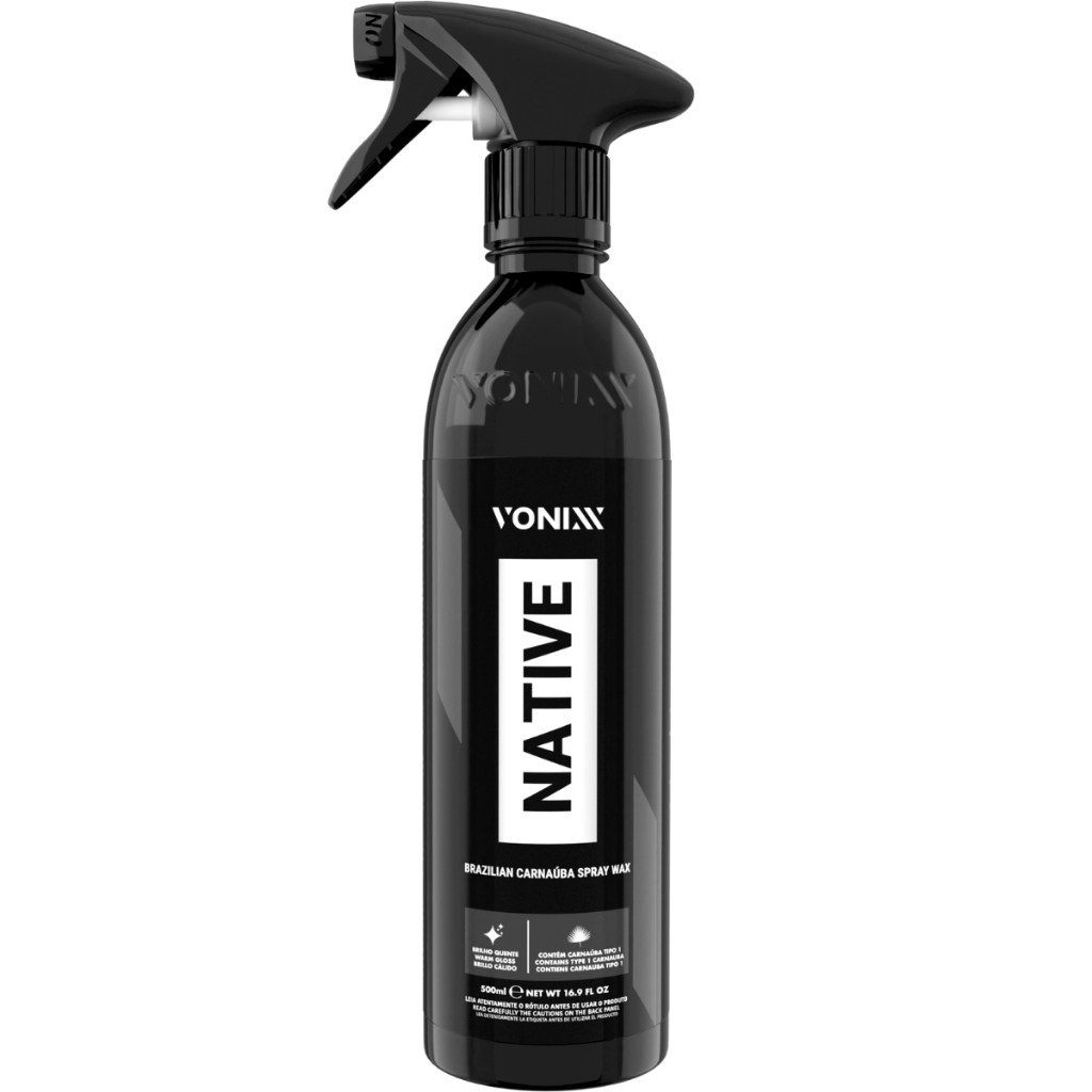 Cera Cristalizadora Automotiva Native Spray Wax 500ml Carnaúba