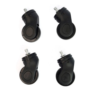 Acessórios de mala Rodas Rodas universais pretas Rotação de 360 ​​graus em Oferta na Shopee