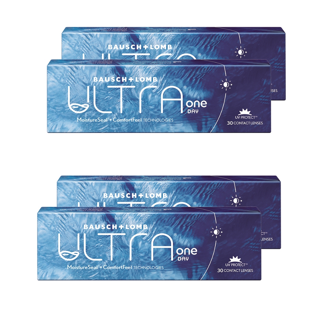 02 + 02 Lente De Contato Ultra 1 Day Bausch + Lomb
