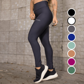 Calça Legging Feminina Compressão Academia Suplex Poliamida  Zero Transparência AVA Fitnes...