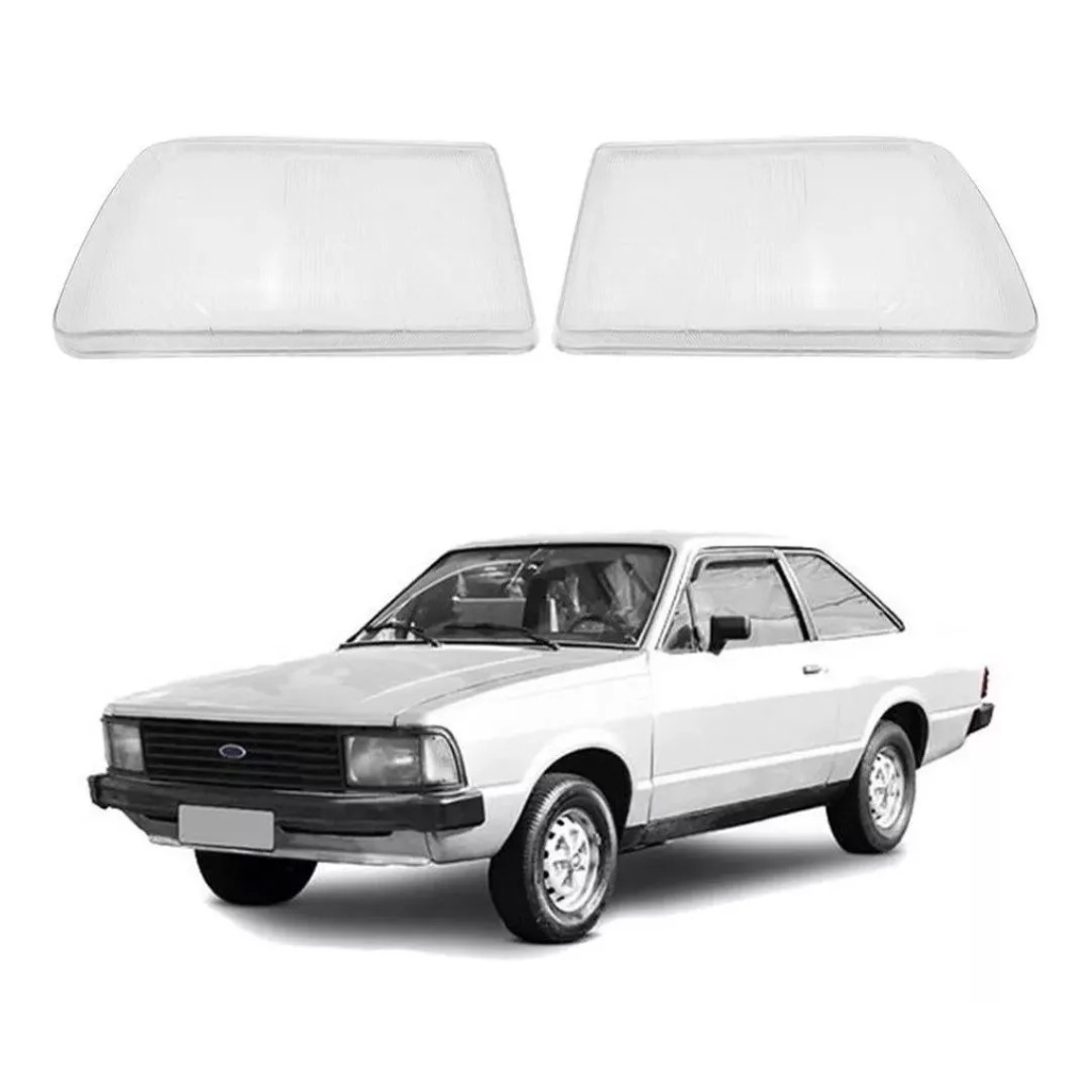 Lente Farol Vidro Ford Del Rey 85 86 87 A 92 Belina Pampa