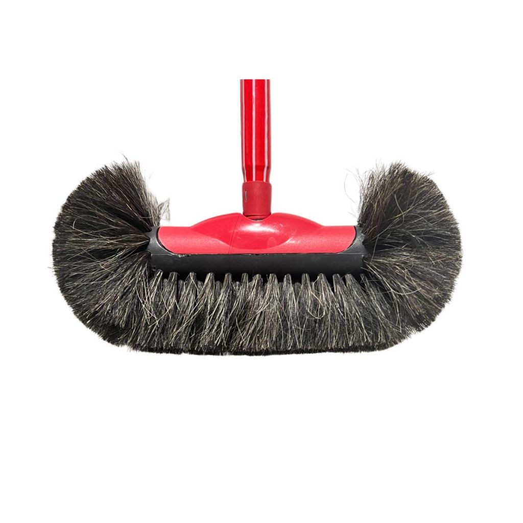 vassoura pelo bola crina de cavalo com cabo