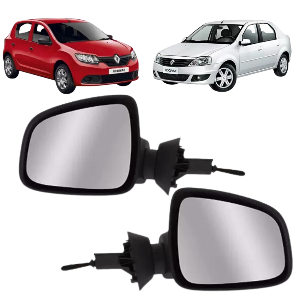 Retrovisor Renault Logan e Sandero Stepway 2009 2010 2011 2012 2013 Promocao