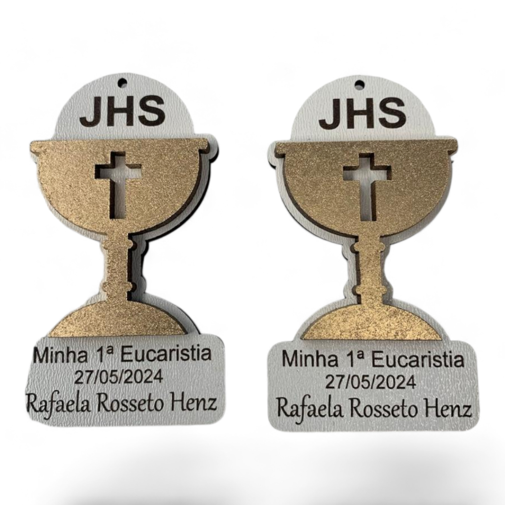 Eucaristia Lembrancinha Personalizado Com Imã Kit 20 Unidades