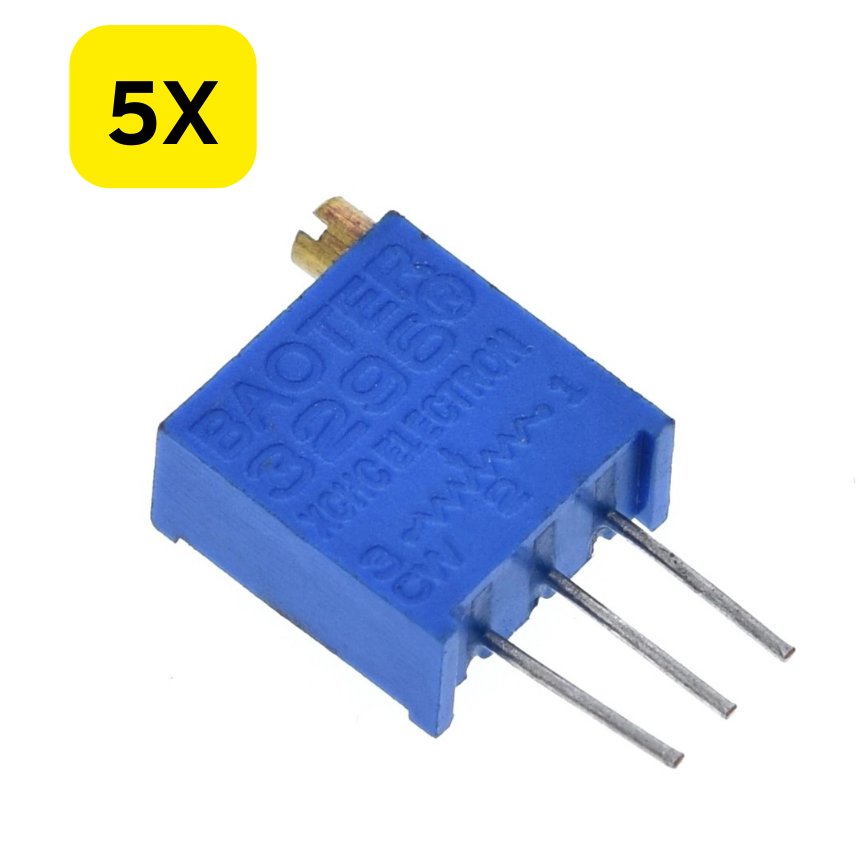 5pcs Trimpot 100k Multivoltas Mini Potenciômetro de Precisão Trimpot Vertical de Precisao