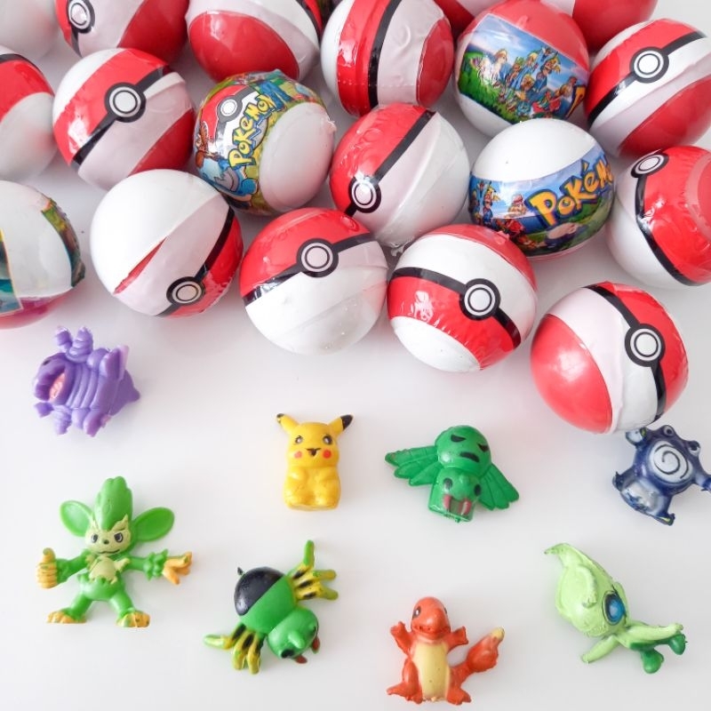 10/20/30/50 Pokebolas Pokemon Surpresa 1 polegada Envelopada Infantil - Festas / Lembancinha em Oferta na Shopee