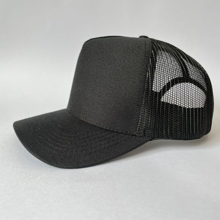 Boné de Telinha Modelo Trucker Americano com aba curva unisex sem estampa em Oferta na Shopee