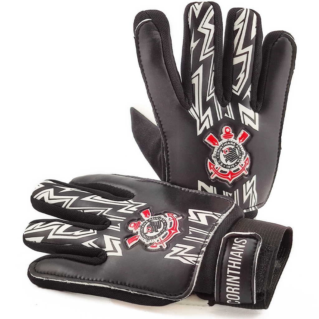 LUVA GOLEIRO FUTEBOL CORINTHIANS ORIGINAL INFANTIL KIDS TREINOS E JOGOS em Oferta na Shopee
