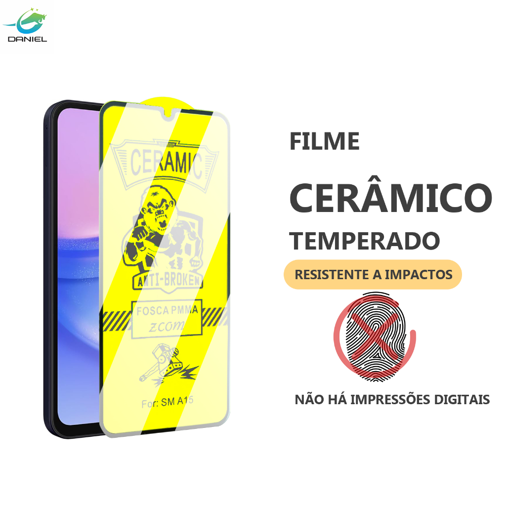 Película Premium Cerâmica Fosca Samsung A15 A31 A22 4G A32A73 NOTE10LITE S10 LITE A71 M51 M62 A72 A51 A52 A52S A53 A12 A32 5G M12 A20S A13 M13 A23 M23 M33A04 A04S A04 CORE A04EA21S A21 A11 M11 À prova de explosão film