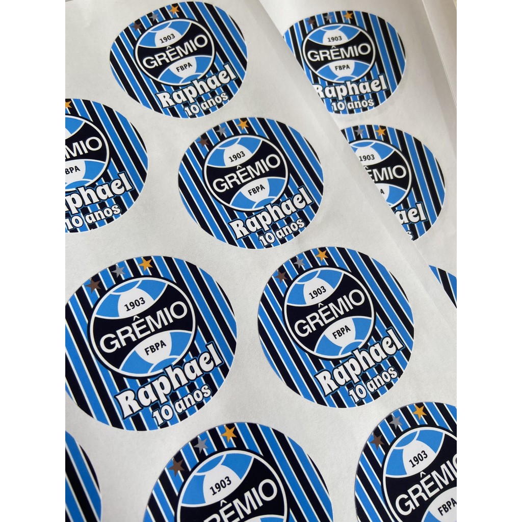 30 Adesivos Personalizados Time Gremio em Oferta na Shopee