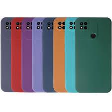 Kit 2X1 Xiaomi Redmi 10C - Película Frontal em Ceramica 9D + Capa Silicone Aveludada Colorida Case