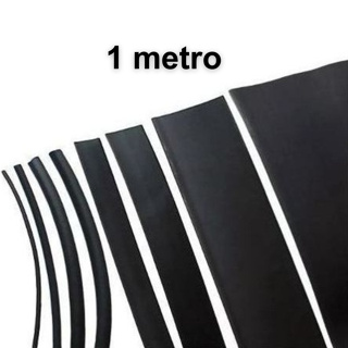 1 Metros Espaguete Tubo Isolante Termo Retratil 1-4mm Preto em Oferta na Shopee