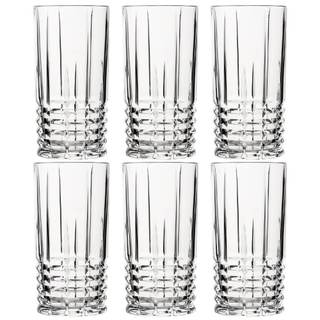 Jogo de Copos de Vidro Transparente Simetria 6 peças 370ml - Casambiente
